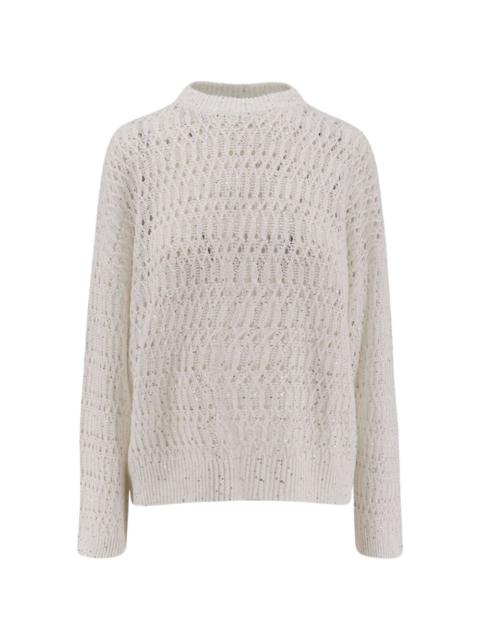 Brunello Cucinelli openwork sweater