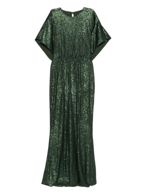 NORMA KAMALI sequinned maxi dress