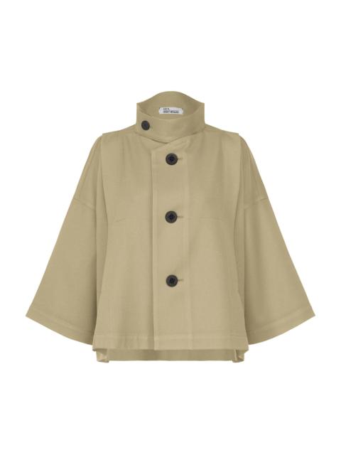 132 5. ISSEY MIYAKE WOOL LIKE FLAT TUCK