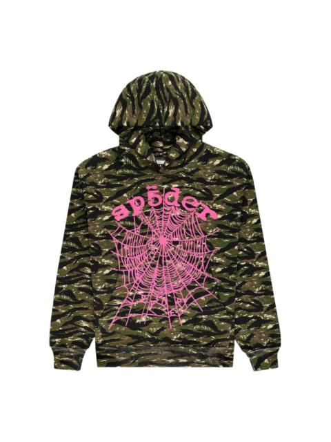 DENIM TEARS Sp5der Og Web V2 Hoodie 'Tiger Camo' ST012SS25CMO