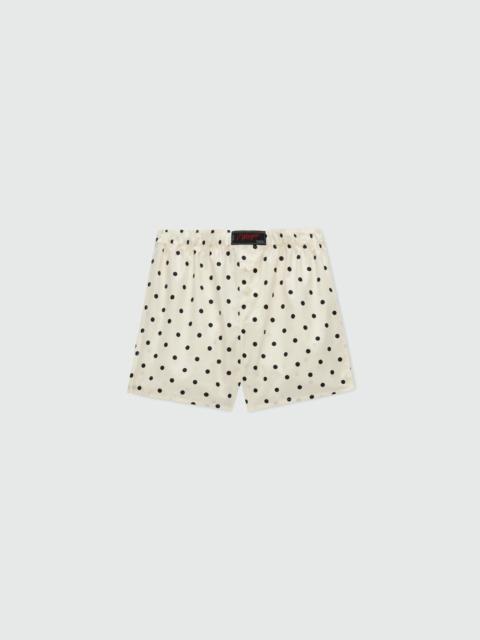 MSGM Polka dot cotton poplin boxer shorts.