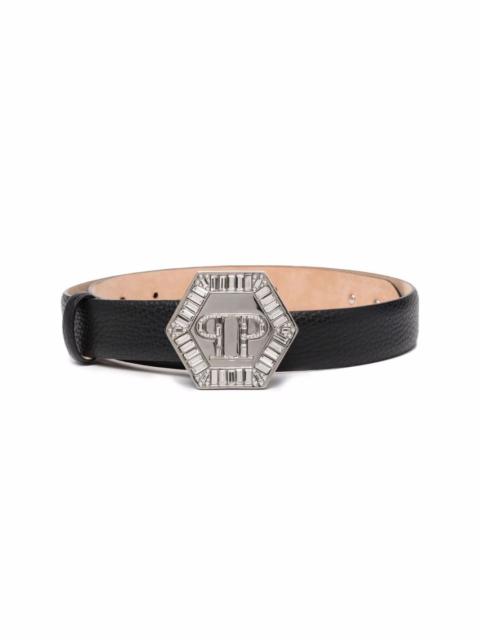 PHILIPP PLEIN hexagon buckle belt