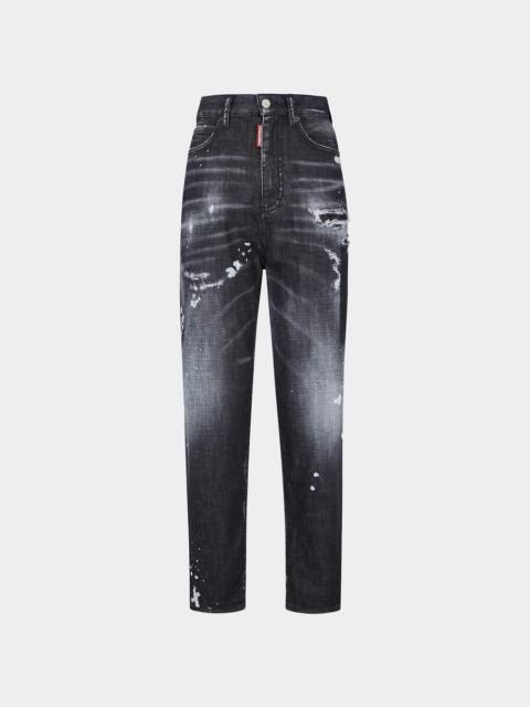 DSQUARED2 BLACK PIONEER WASH 80'S JEANS