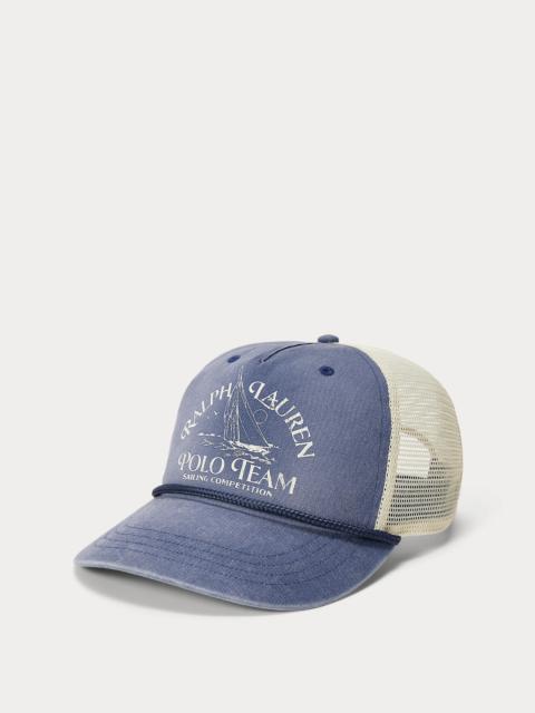 Polo Ralph Lauren Twill Graphic Trucker Cap