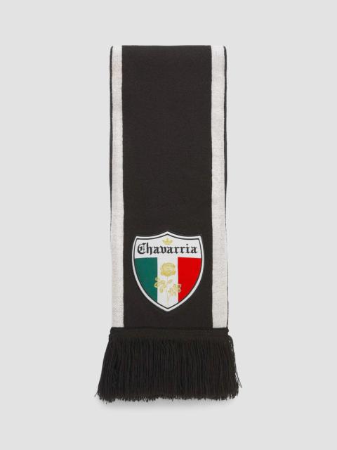 adidas Originals Men's adidas x Willy Chavarria Soccer Scarf - Black Scarlet Green