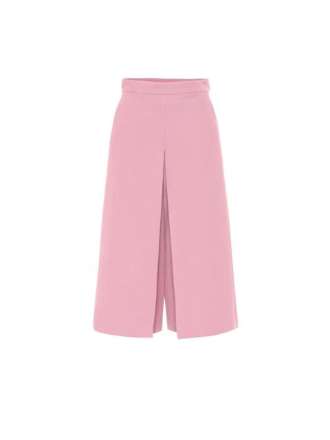 GUCCI double-layer wide-leg culottes