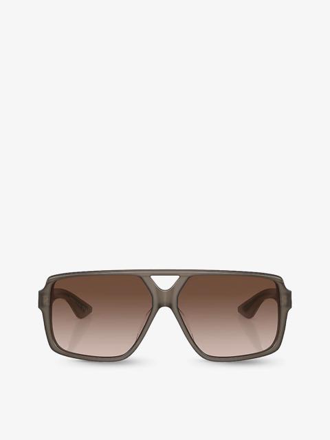 Oliver Peoples OV5520SU 1977C square-frame acetate sunglasses