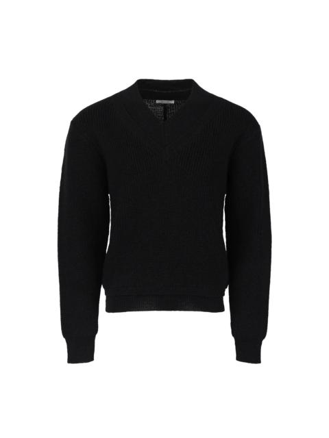 entire studios KNIT V-NECK BLACK