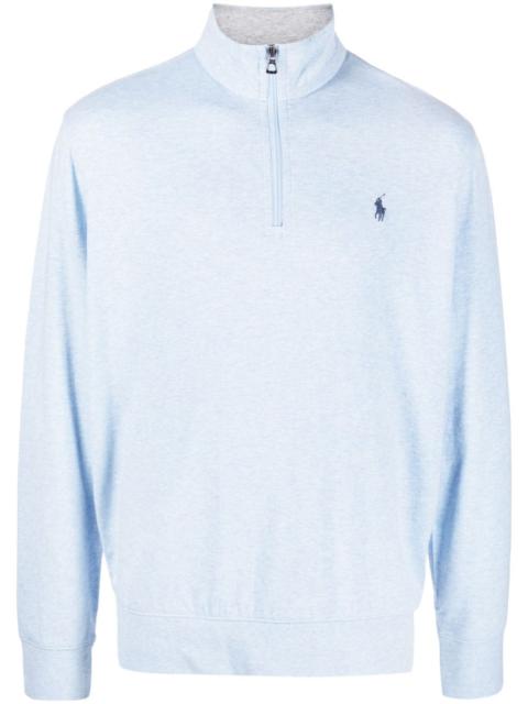 Polo Ralph Lauren embroidered-logo cotton-blend jumper