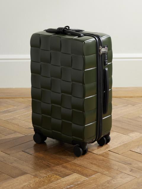 Bottega Veneta Odyssey 55cm Leather-Trimmed Intrecciato Polycarbonate Suitcase