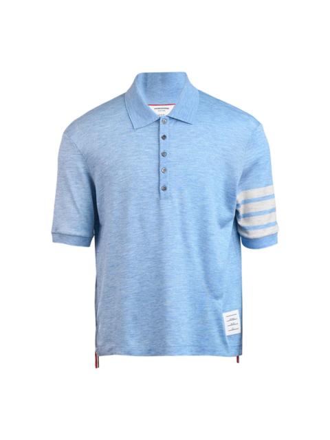 Thom Browne Short Sleeve Rib Cuff Polo
