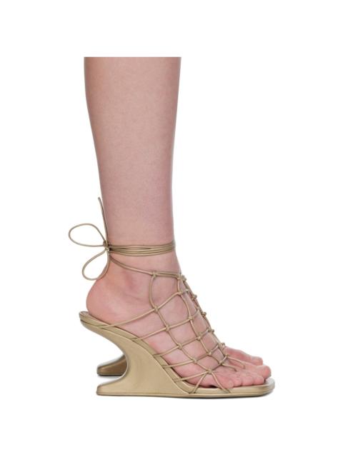 Rick Owens 90mm Web Cantilever sandals