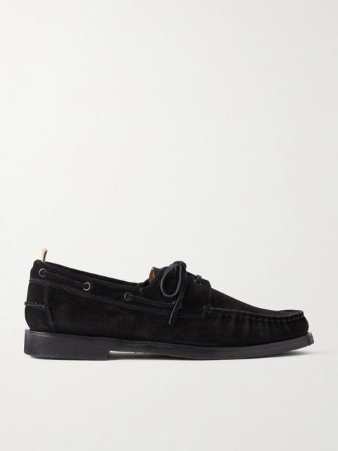 OFFICINE CREATIVE Balfron Suede Boat Shoes