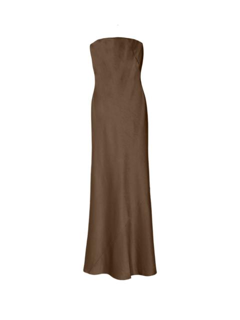 Alejandra Alonso Rojas open back bustier maxi dress