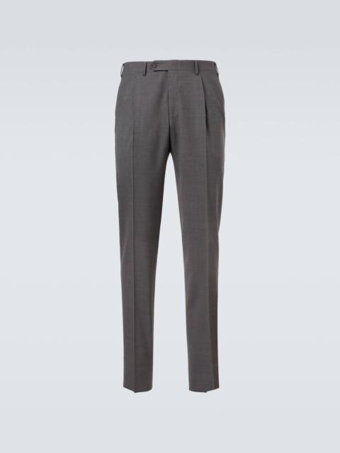Canali Wool-blend slim pants