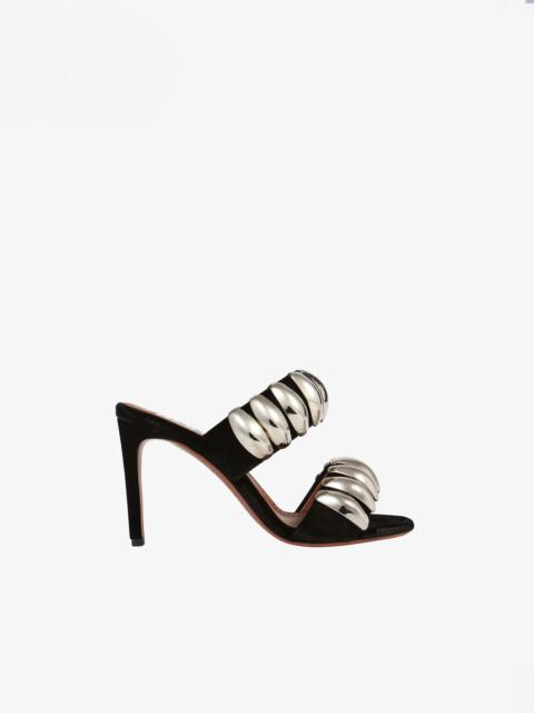 Alaïa TRIBAL VELVET MULES