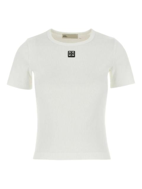 TORY BURCH logo-patch T-shirt