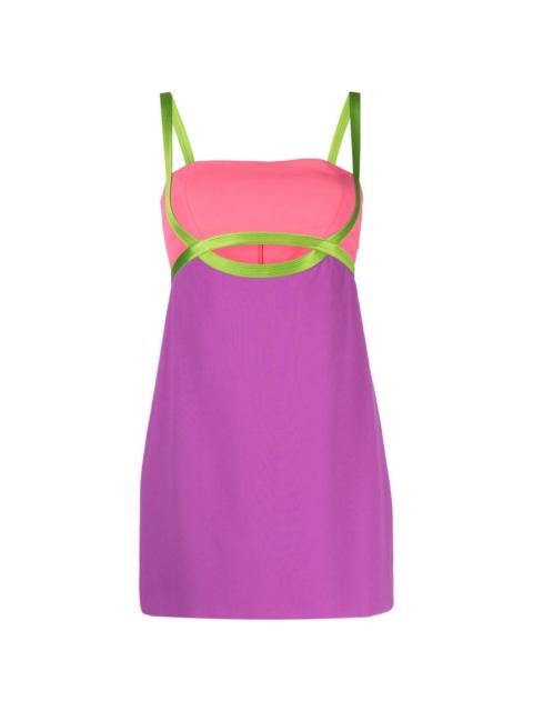 colour-block mini dress