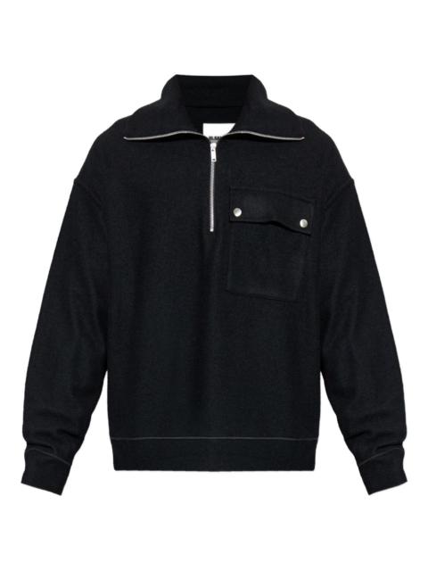 Jil Sander felted sweatshirt