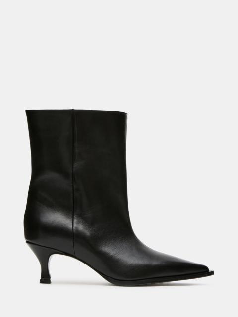 STEVE MADDEN STARLA BLACK LEATHER