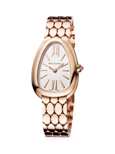 BVLGARI Women's Serpenti Seduttori 18K Rose Gold Bracelet Watch