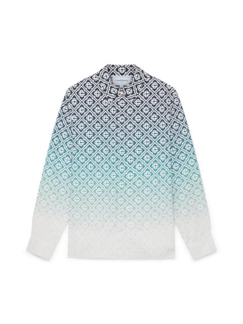 CASABLANCA Midnight Gradient Monogram Shirt | Casablanca Paris