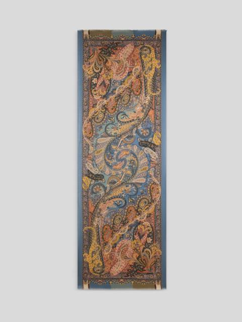 Etro CASHMERE AND SILK SCARF WITH PAISLEY PRINT