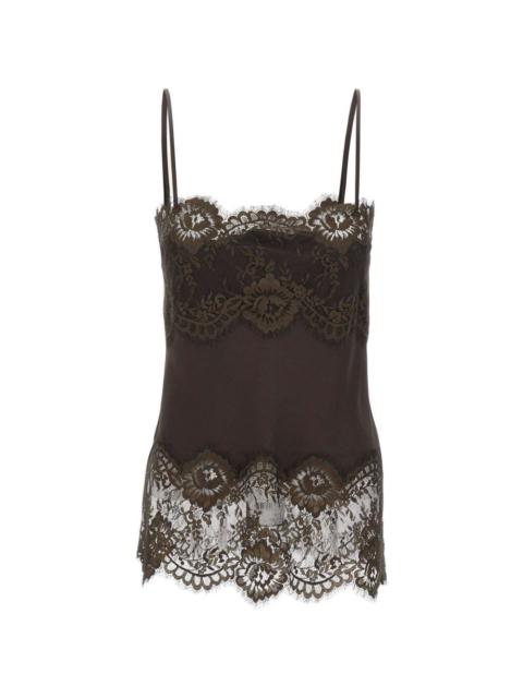 HERSKIND Linnea lace-panel top
