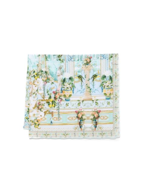 CAMILLA graphic-print beach sarong