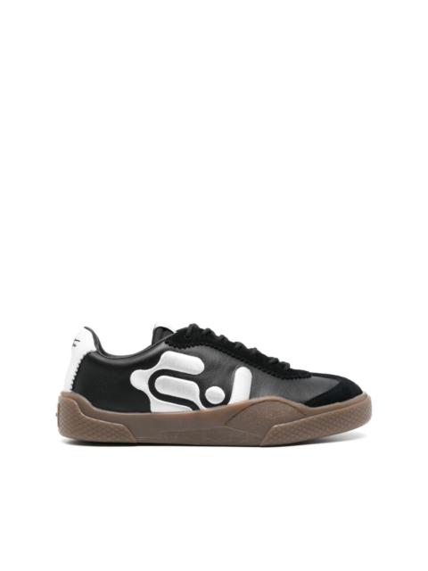 Santos leather sneakers