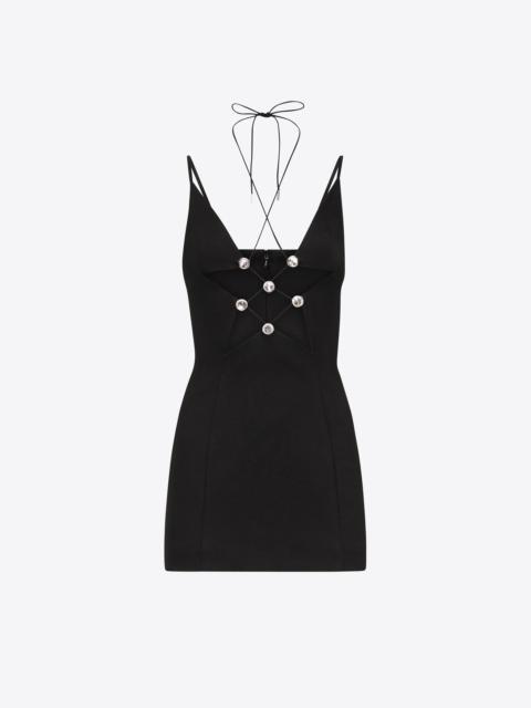 STAR CUTOUT MINI DRESS