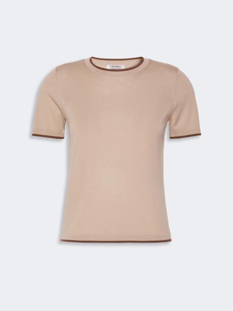 'S Max Mara EGIDIO Short-sleeved woollen yarn jumper - BEIGE