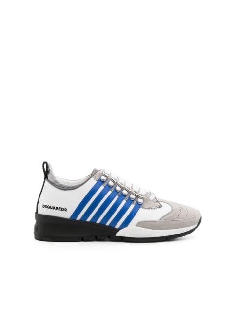 Boxer striped low-top sneakers