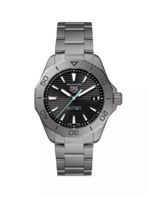 TAG Heuer Aquaracer Professional 200 Solargraph Titanium Bracelet Watch/40MM