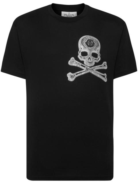 PHILIPP PLEIN Skull&Bones rhinestoned T-shirt