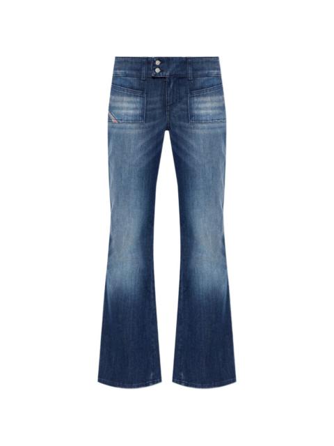 Diesel D-Hush flared-leg jeans
