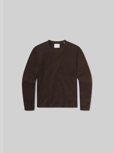 Citizens of Humanity Waffle Crewneck In Tobacco
