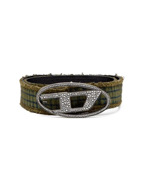 Diesel B-1dr rhinestone belt