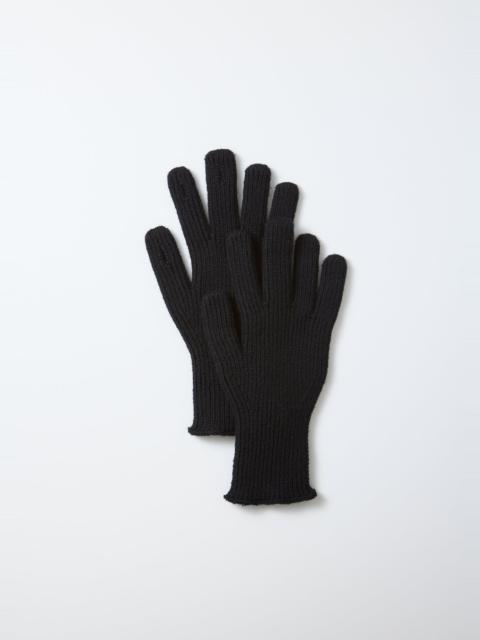 ROTOTO® ROT-5181-BLK ROTOTO - WASHABLE MERINO KNIT TOUCH GLOVES - BLACK