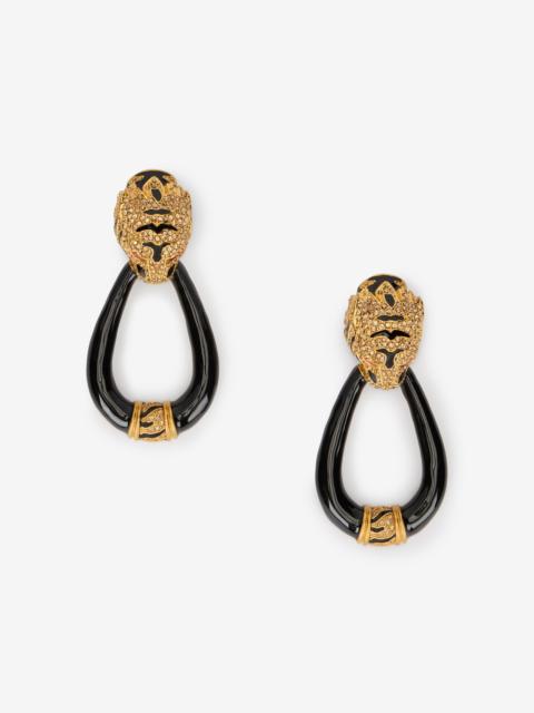 Roberto Cavalli Roar Panther Earrings