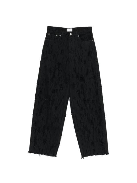 HAIKURE Bethany Bull destroyed-effect jeans
