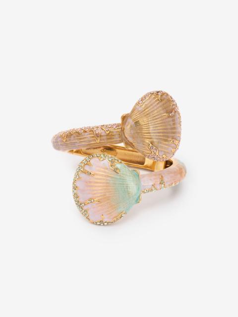 Roberto Cavalli Shell Bangle