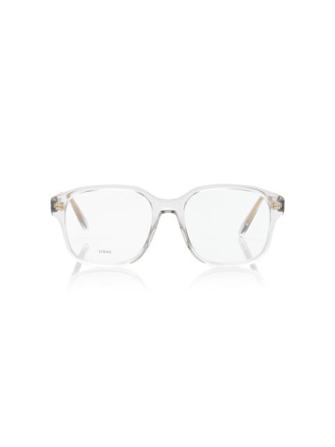 Loewe Square-Frame Acetate Glasses grey
