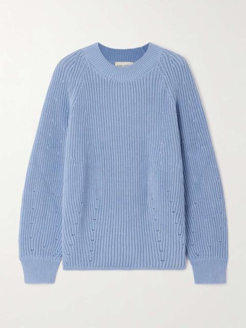 HIGH SPORT Greta ribbed cotton sweater