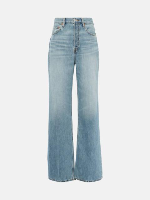 RE/DONE ’70s high-rise wide-leg jeans