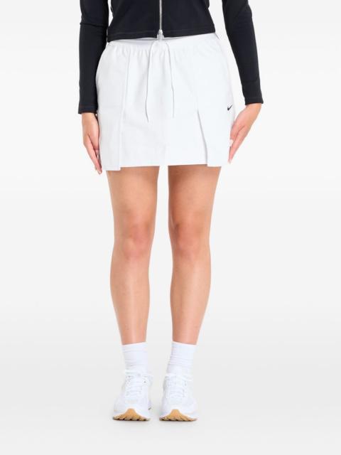 Nike drawstring pleated mini skirt