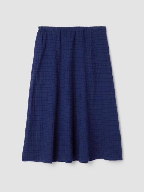 EILEEN FISHER Organic Cotton Voile Box Skirt