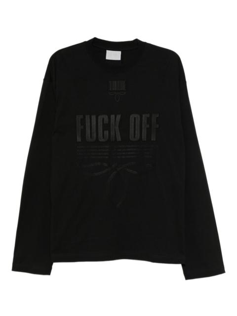 VETEMENTS embroidered short-sleeved T-shirt
