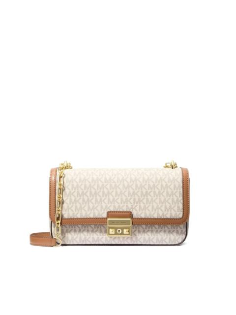 MICHAEL KORS tribeca large signature logo shoulder bag