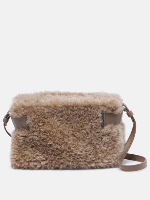 Brunello Cucinelli Small shearling clutch